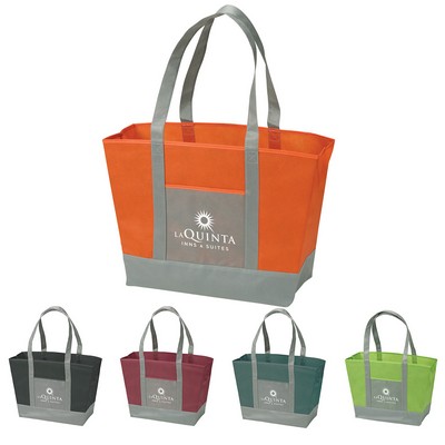 Two-tone Non-Woven Tote Bag